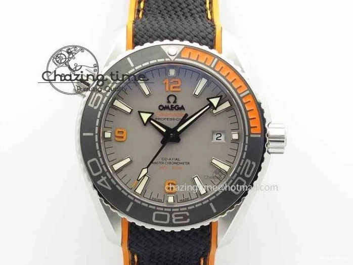 0411 UrbanStyle Planet Ocean 2016 43.5mm SS OM 1:1 Best Edition Gray Dial On Black Nylon Strap A 8168